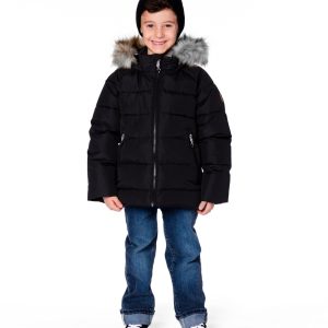 Alternative view of Puffy Winter Jacket Black