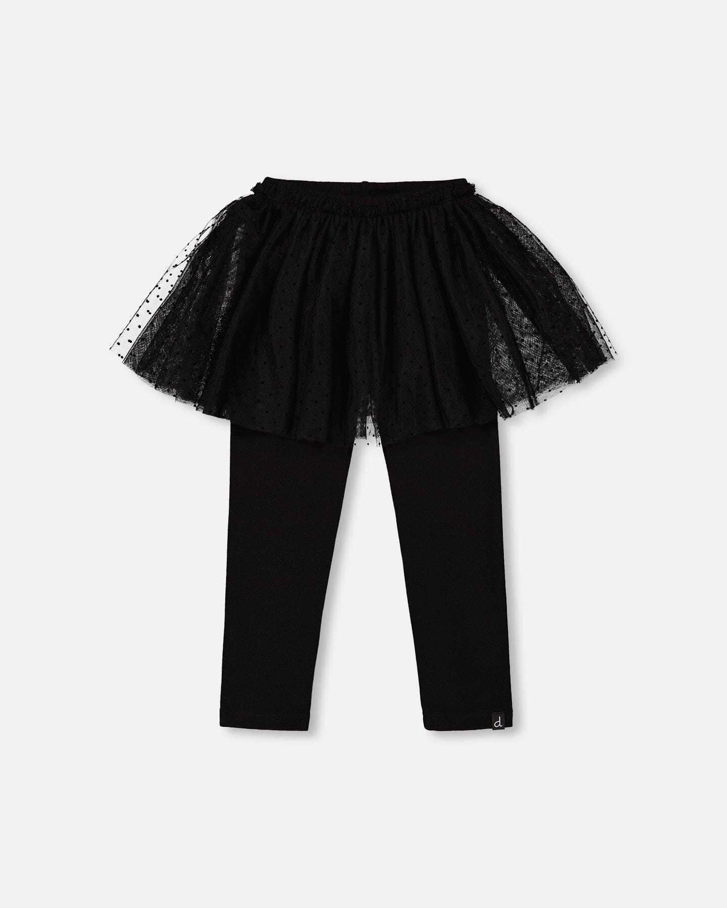Leggings With Tulle Skirt Black - Image 9