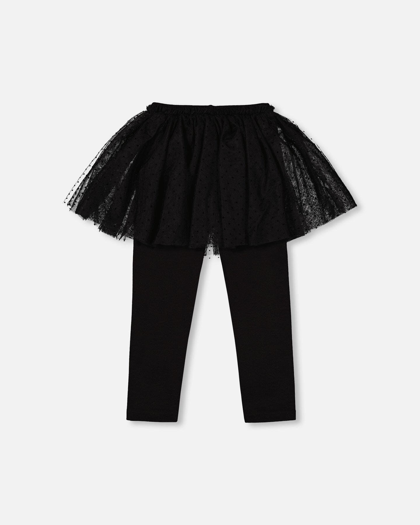 Leggings With Tulle Skirt Black - Image 3