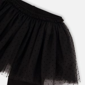 Leggings With Tulle Skirt Black - Image 4