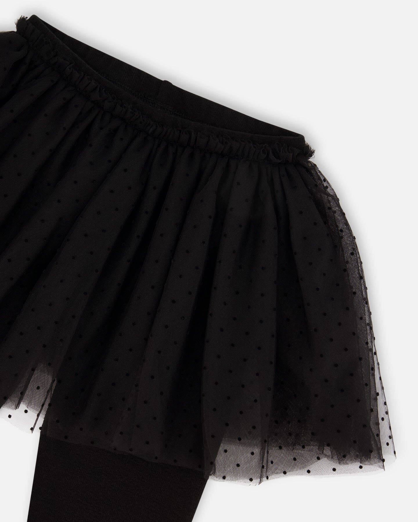 Leggings With Tulle Skirt Black - Image 4