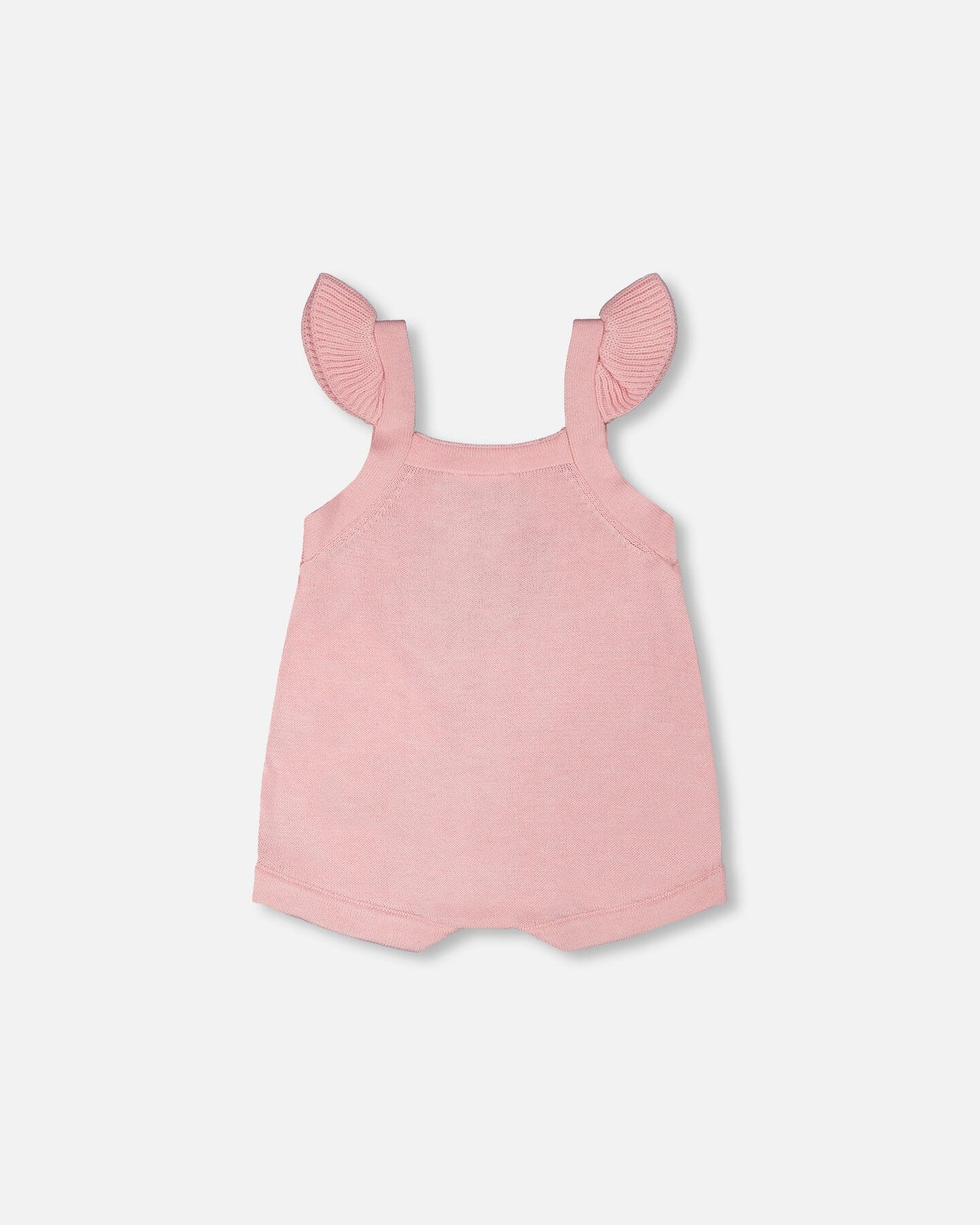 Knit Strawberry Romper Light Pink - Image 3