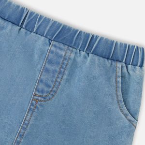 Light Blue Chambray Top And Short Set - Image 5
