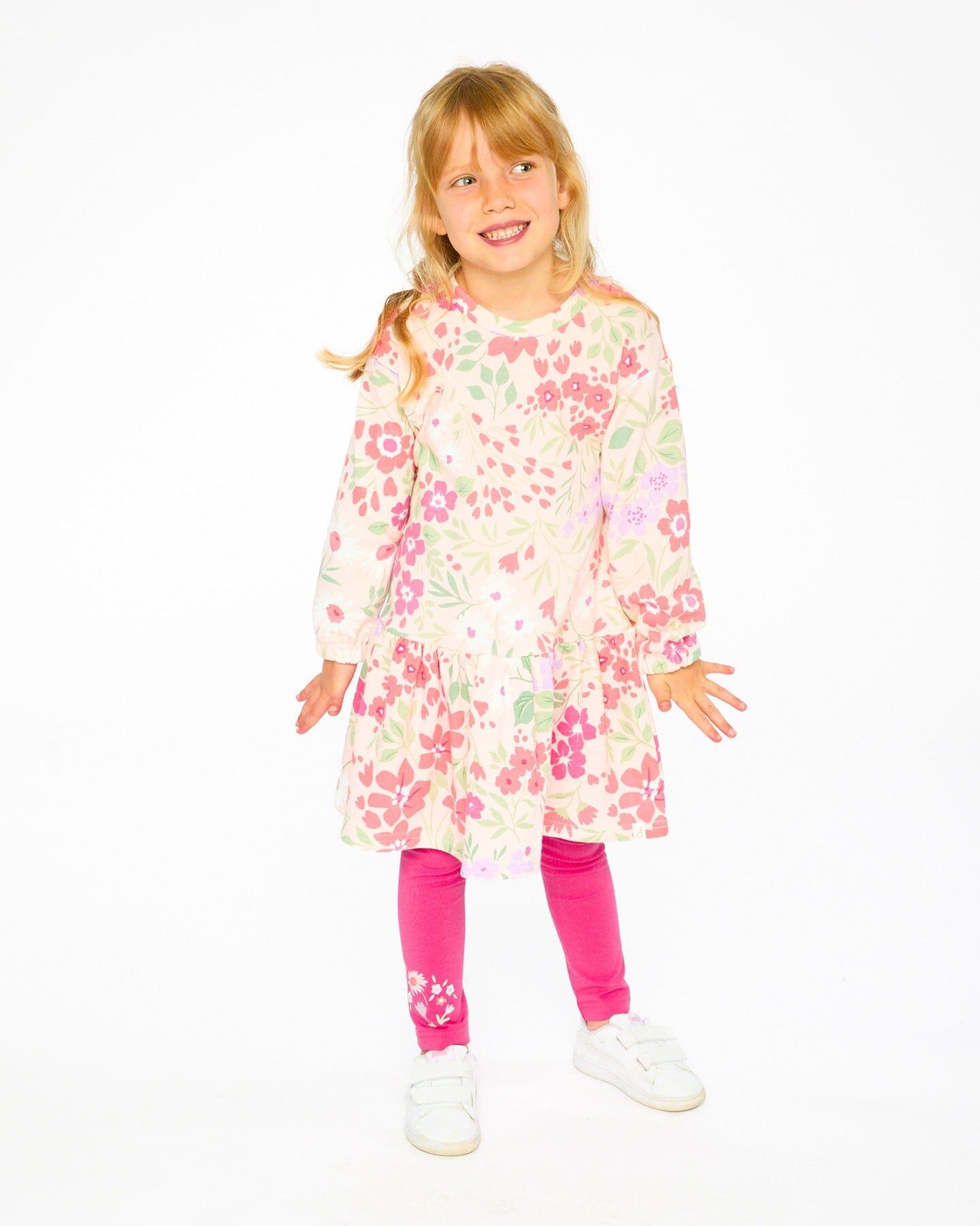 Organic Cotton Jersey Legging Pink - Image 2