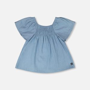 Blue Chambray Top - Image 5