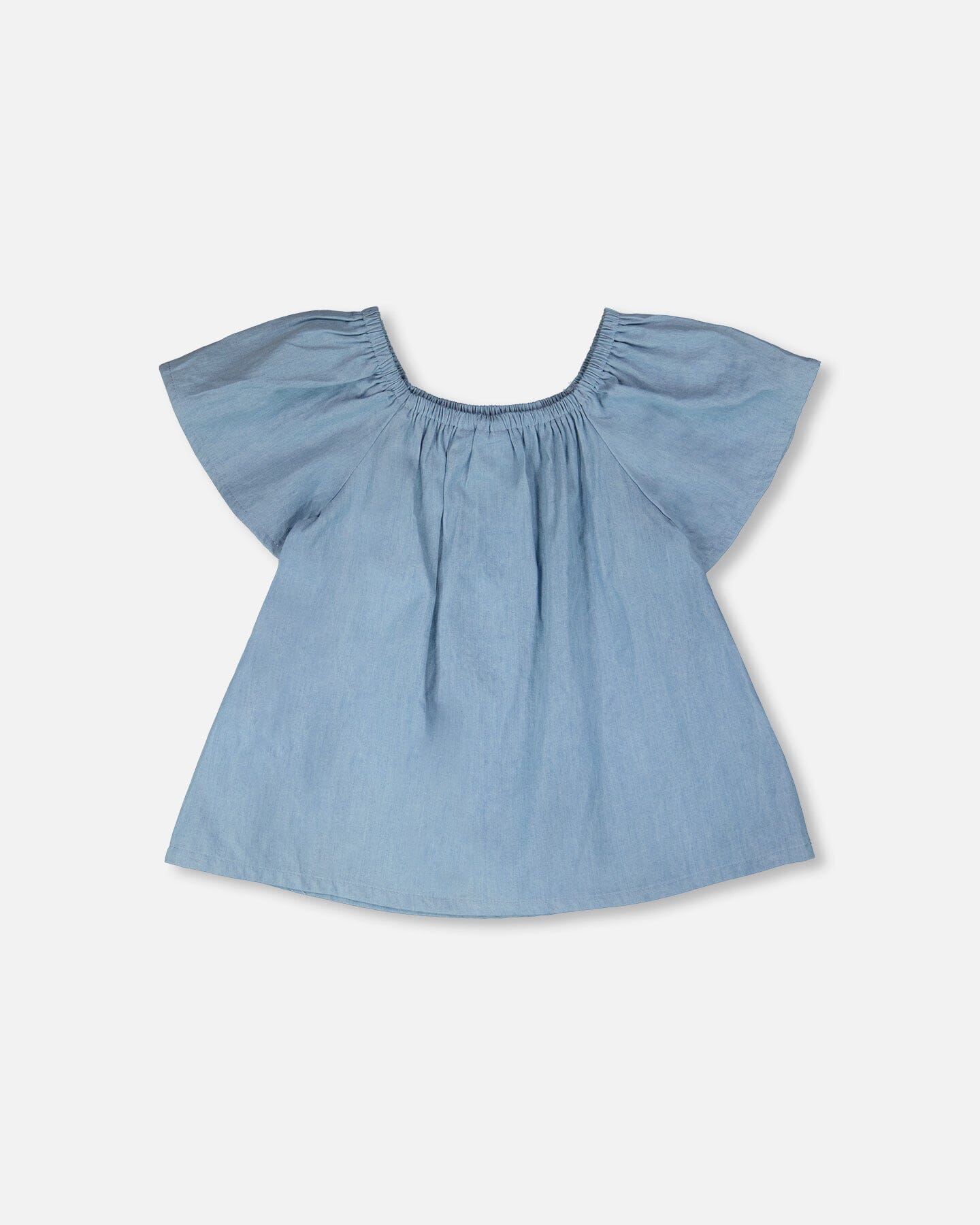 Blue Chambray Top - Image 3