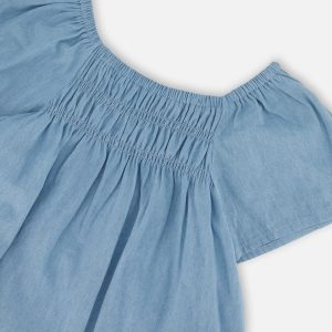Blue Chambray Top - Image 4