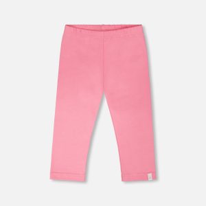 Organic Cotton Jersey Capri Pink