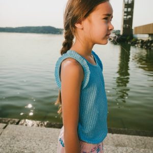 Alternative view of Rib Tank Top Blue
