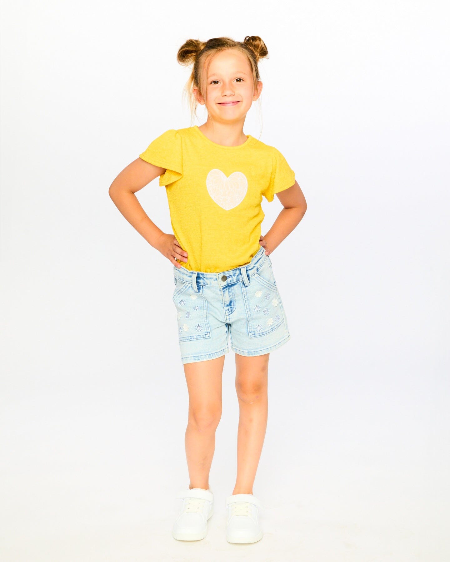 Light Blue Denim Shorts - Image 2