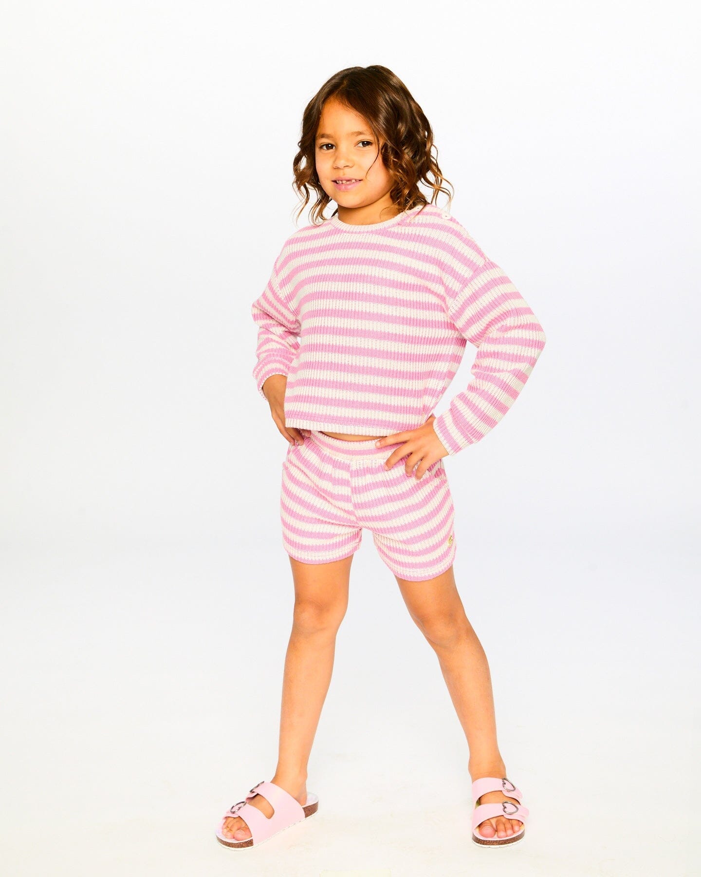 Striped Sweater Pink And White - Image 2