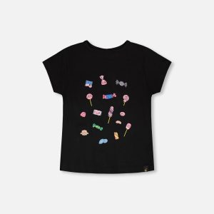 Organic Cotton Jersey T-Shirt Black