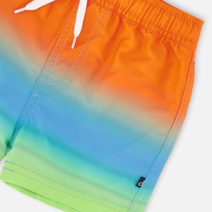 Boardshorts Orange Blue And Green Gradient - Image 4