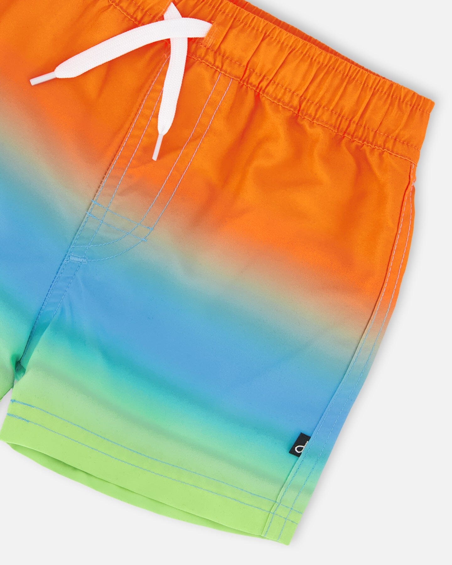 Boardshorts Orange Blue And Green Gradient - Image 4