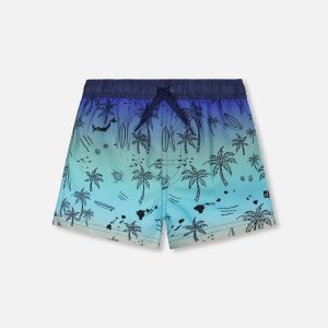 Boardshorts Blue Beach Print - Image 6