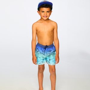 Boardshorts Blue Beach Print - Image 3