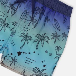 Boardshorts Blue Beach Print - Image 5