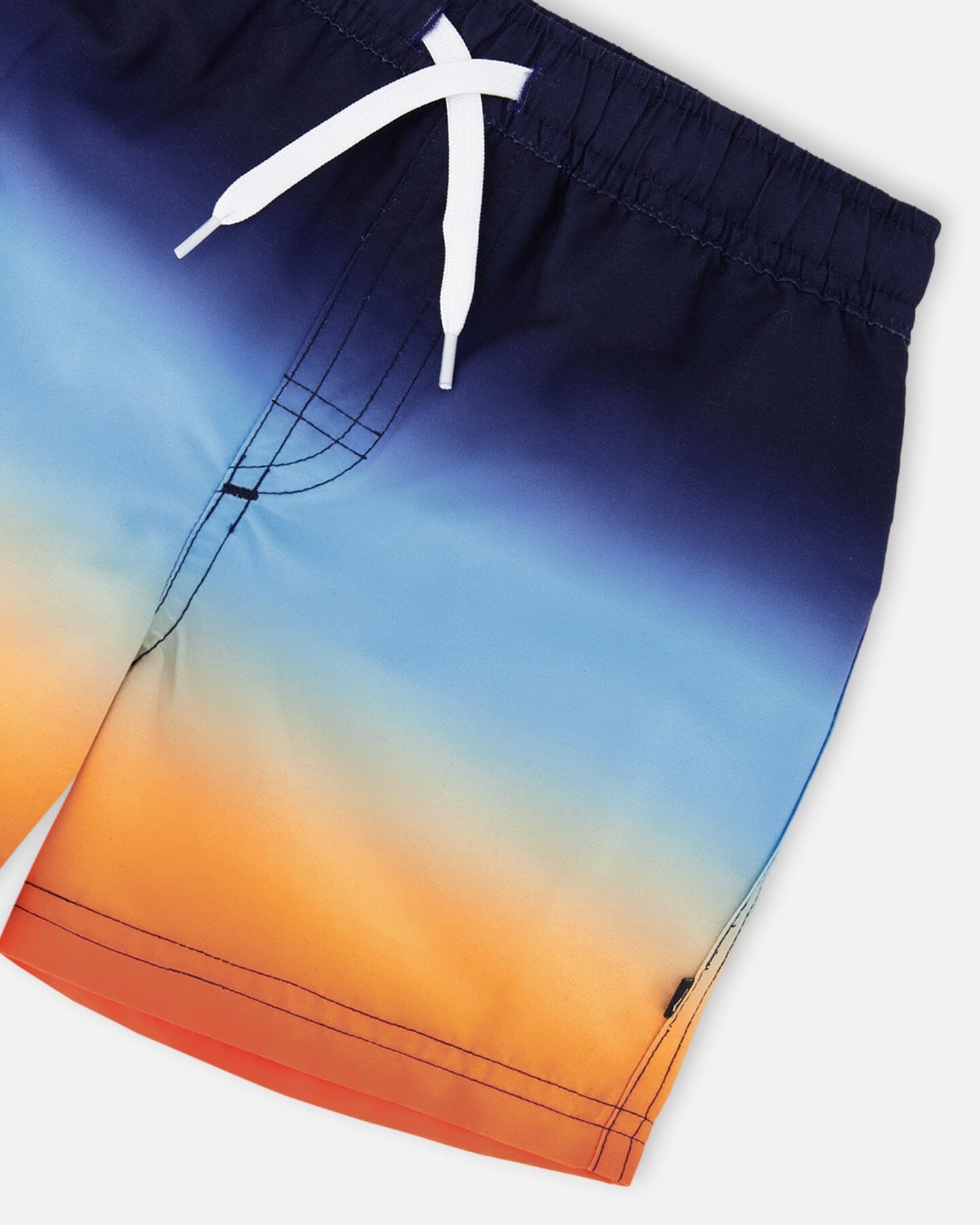Swim Trunks Blue And Orange Gradient - Image 5
