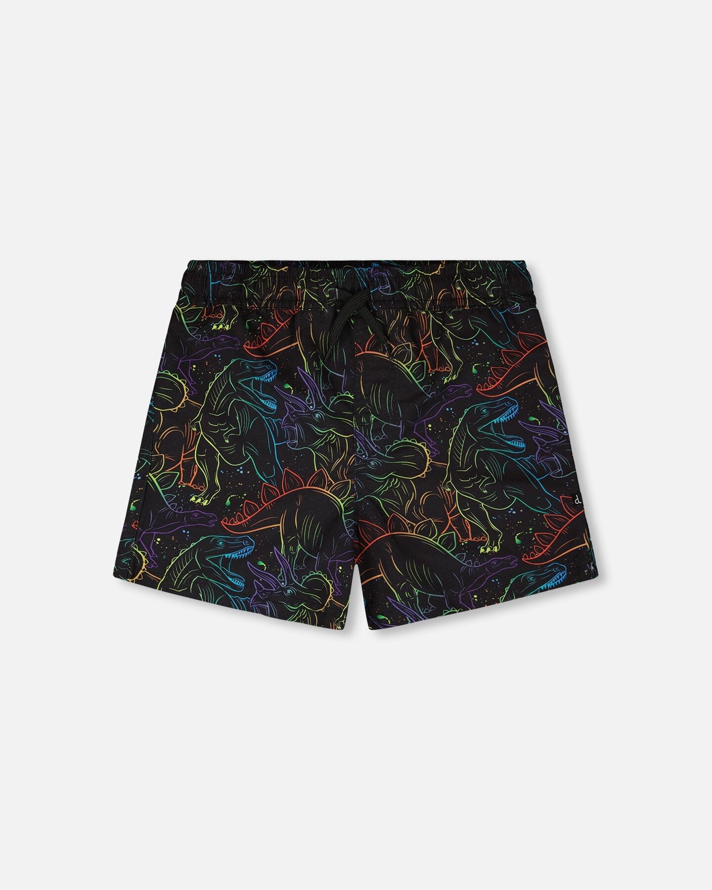 Swim Trunks Black Dinosaur Print - Image 7