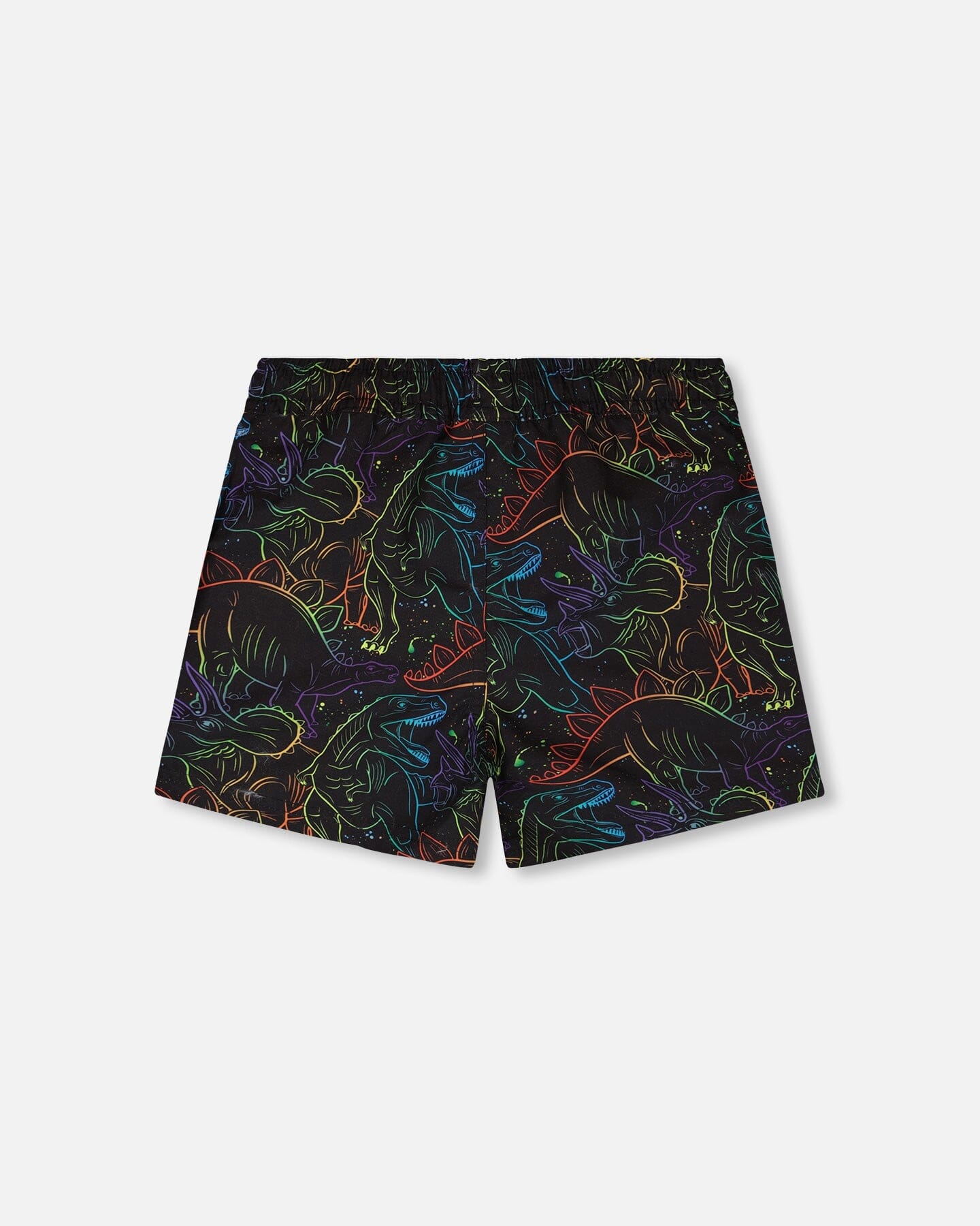 Swim Trunks Black Dinosaur Print - Image 4