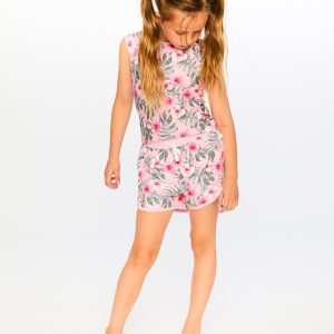 Alternative view of Swim Shorts Pink Hibiscus Print