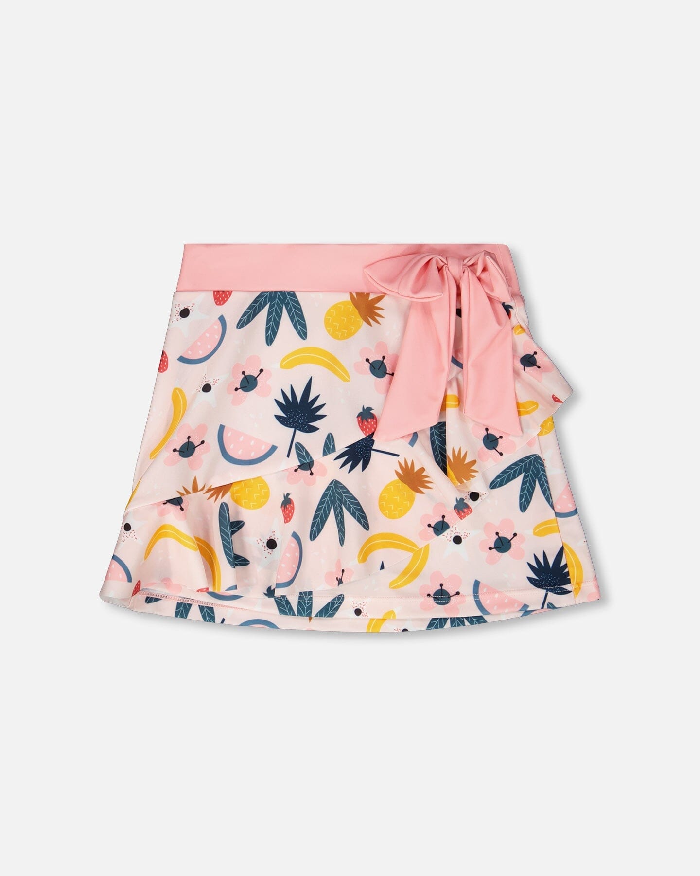 Beach Skirt Cover-Up Pink Printed Fruits - Image 8