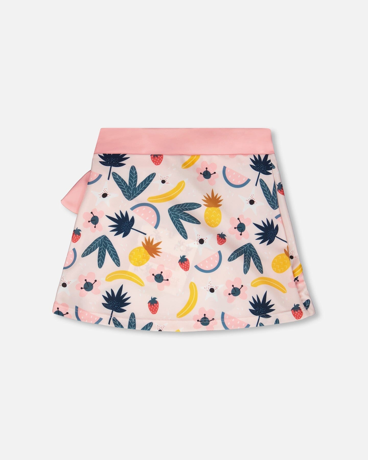 Beach Skirt Cover-Up Pink Printed Fruits - Image 4