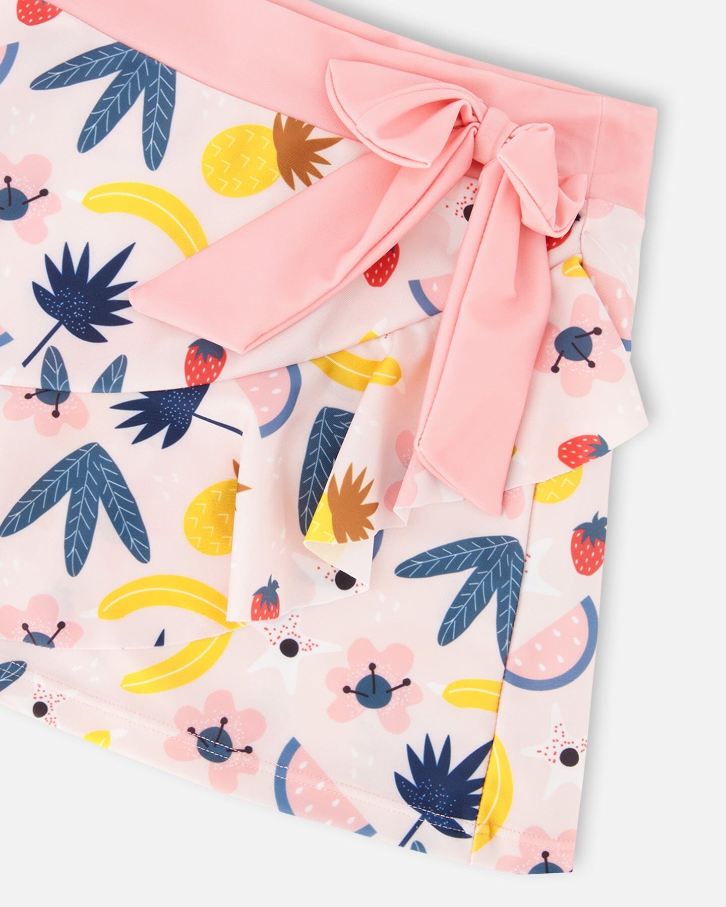 Beach Skirt Cover-Up Pink Printed Fruits - Image 5