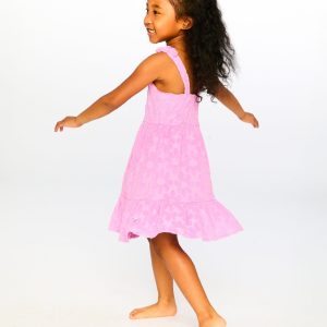 Beach Cover-Up Dress Pink - Image 3