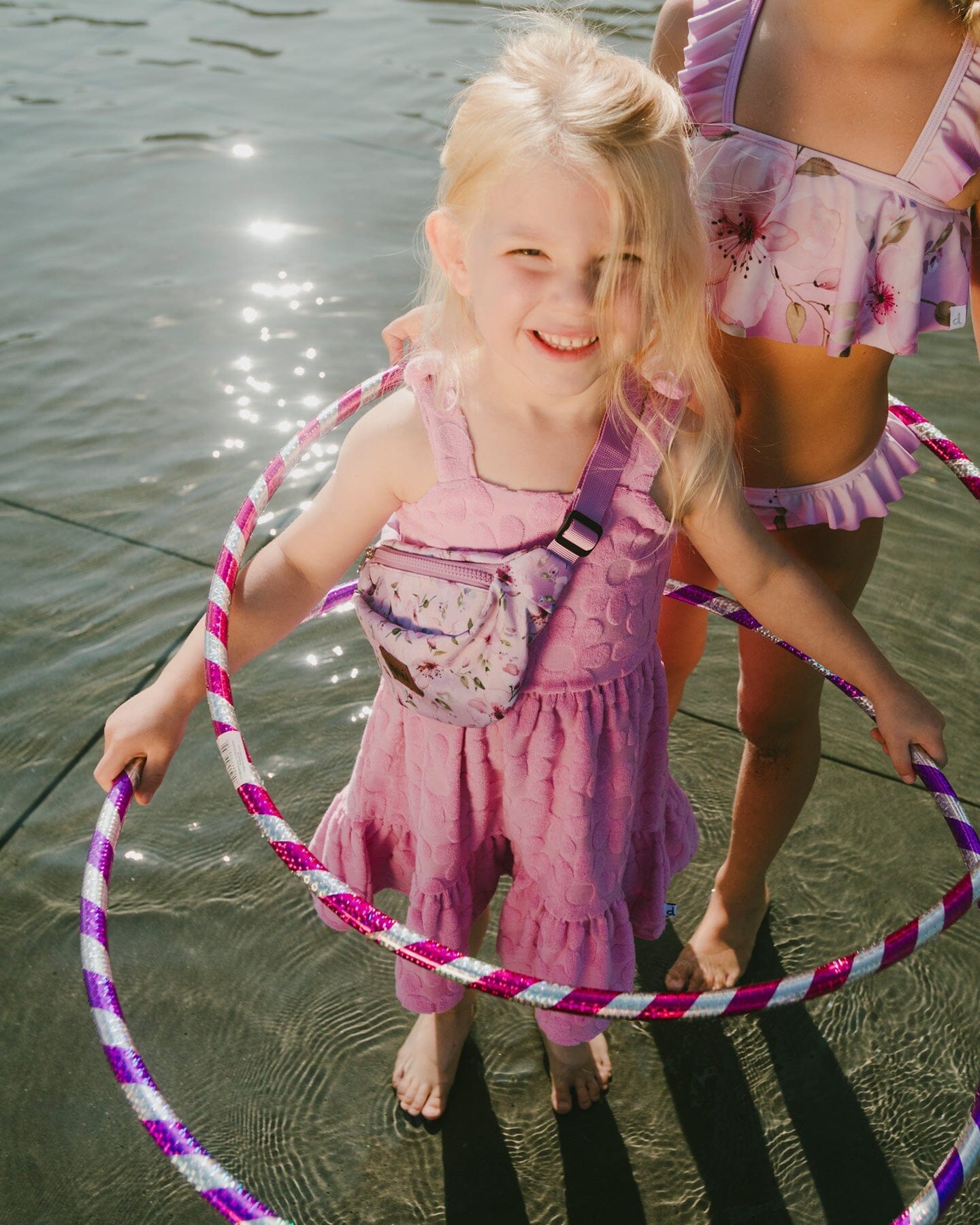 Beach Cover-Up Dress Pink - Image 2