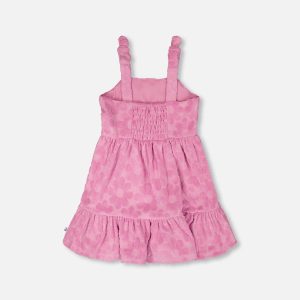 Beach Cover-Up Dress Pink - Image 4