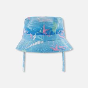 Beach Hat Blue Shell Print - Image 3