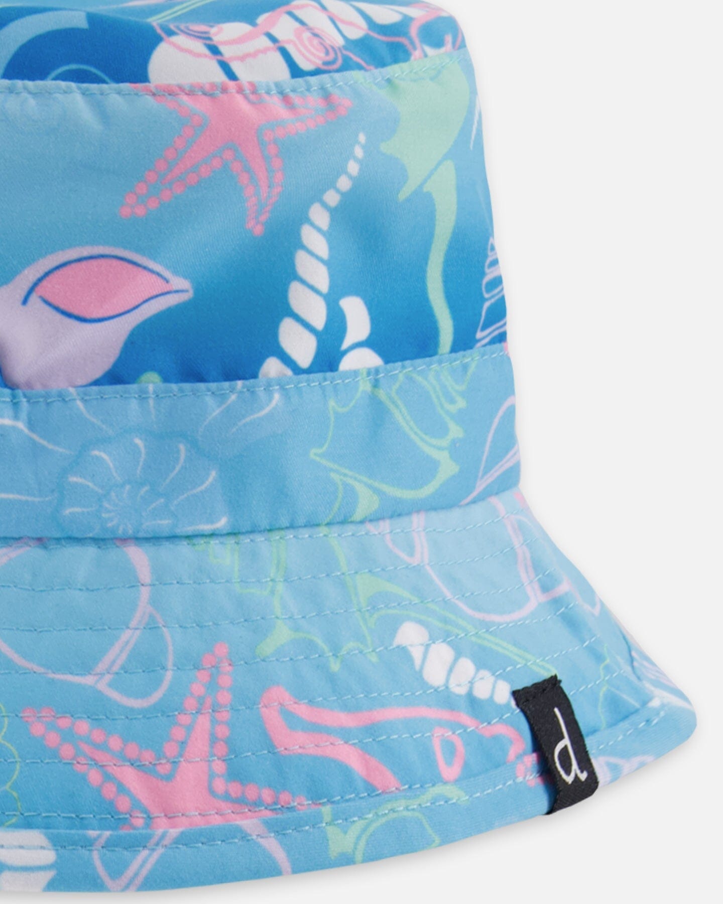 Beach Hat Blue Shell Print - Image 4