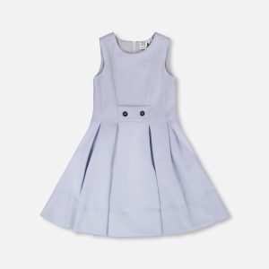 Sleeveless Neoprene Dress Lavender - Image 10