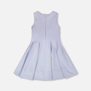 Sleeveless Neoprene Dress Lavender - Image 3