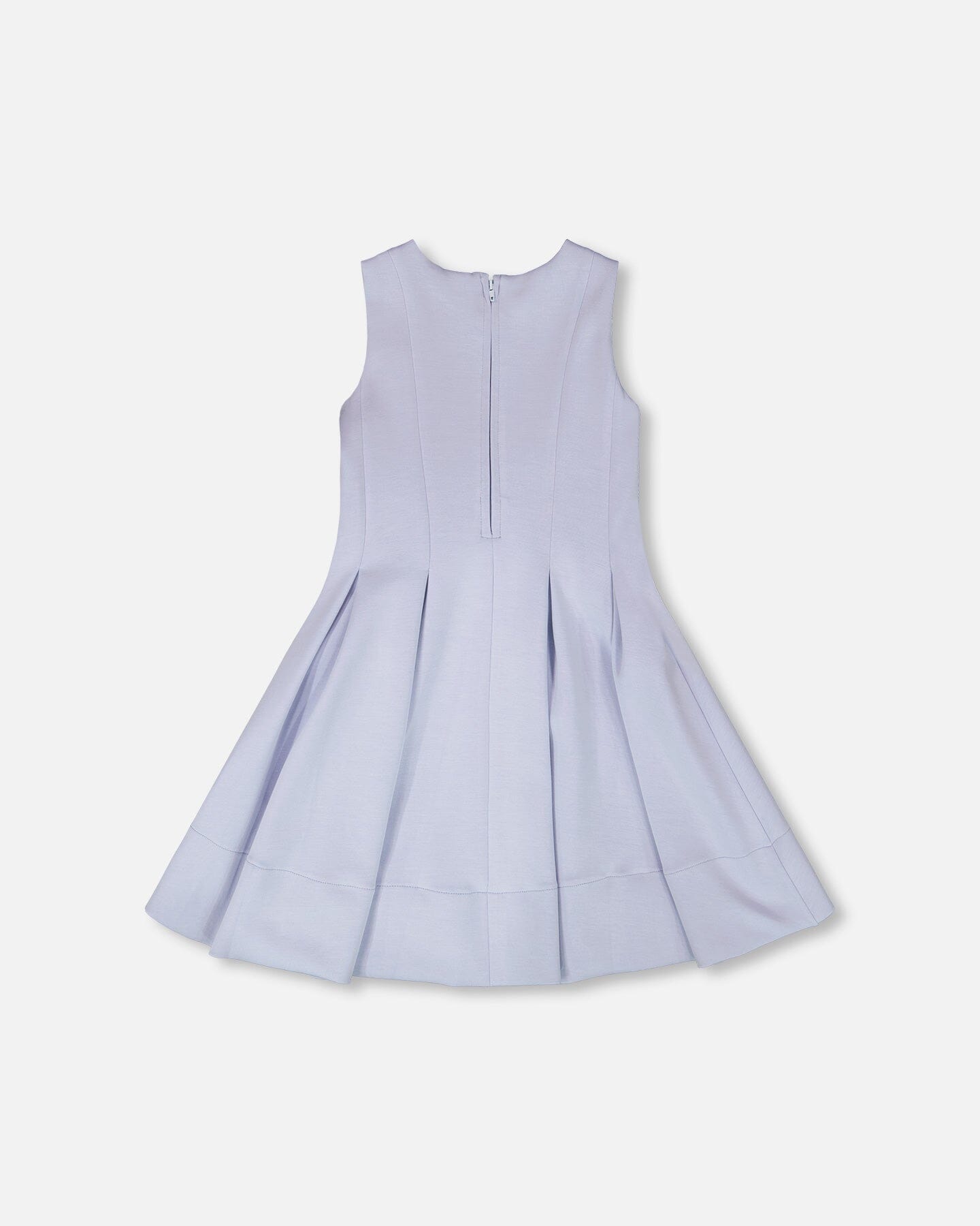 Sleeveless Neoprene Dress Lavender - Image 3