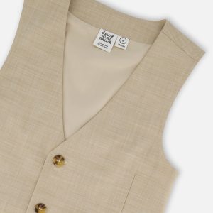 Elegant Vest Beige - Image 3