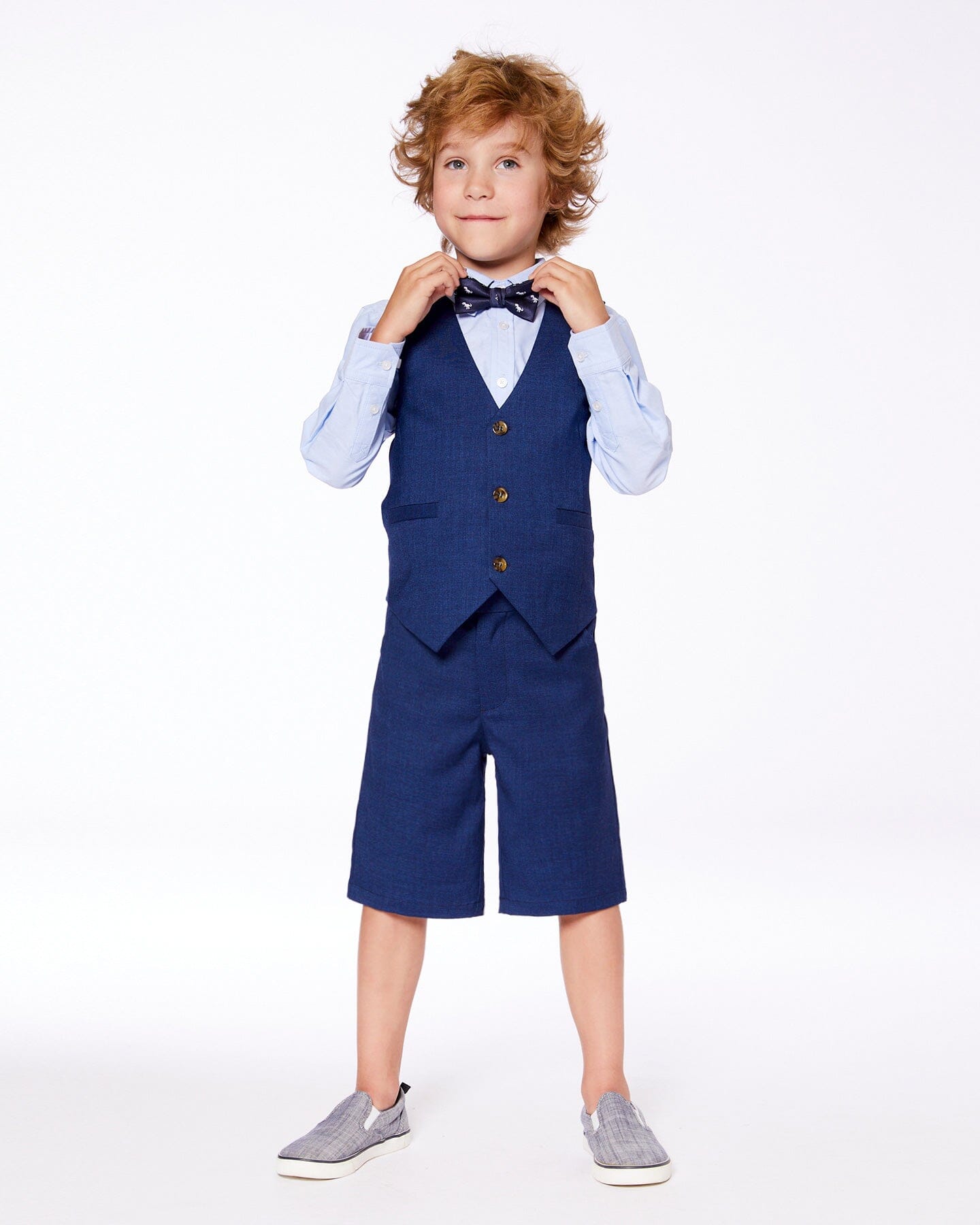 Elegant Vest Blue - Image 2