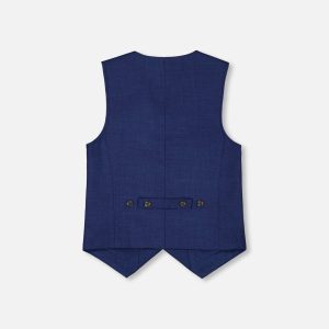 Elegant Vest Blue - Image 3