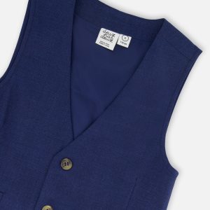 Elegant Vest Blue - Image 4