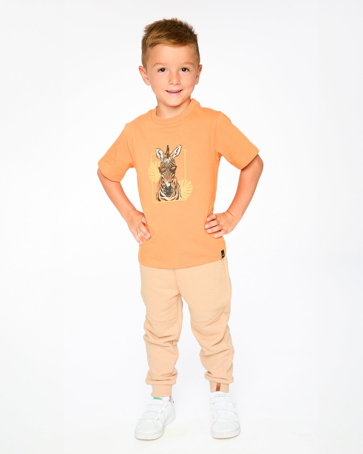 French Terry Sweatpants Beige - Image 2
