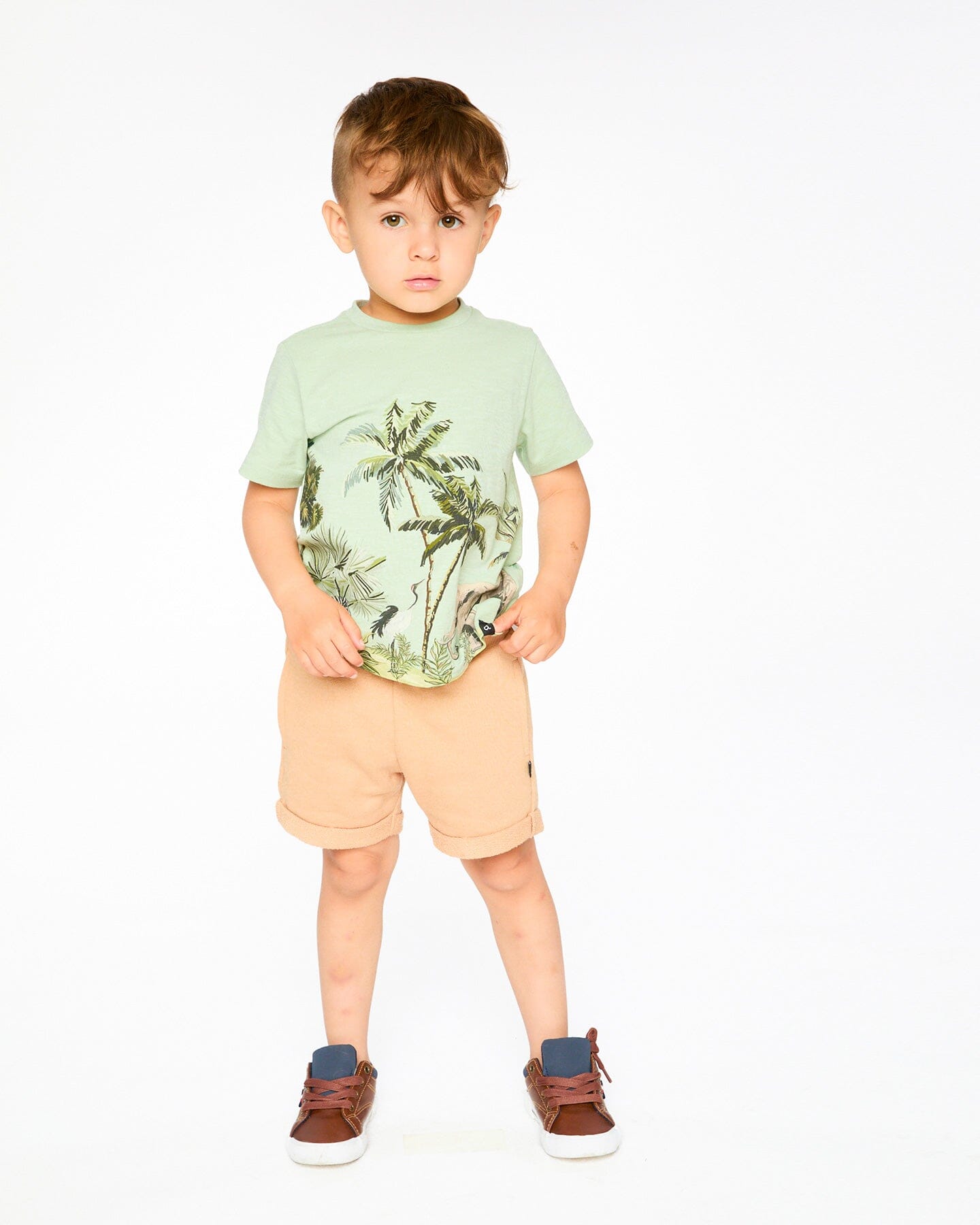French Terry Shorts Beige - Image 3