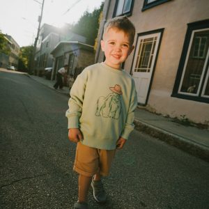 Alternative view of French Terry Shorts Beige