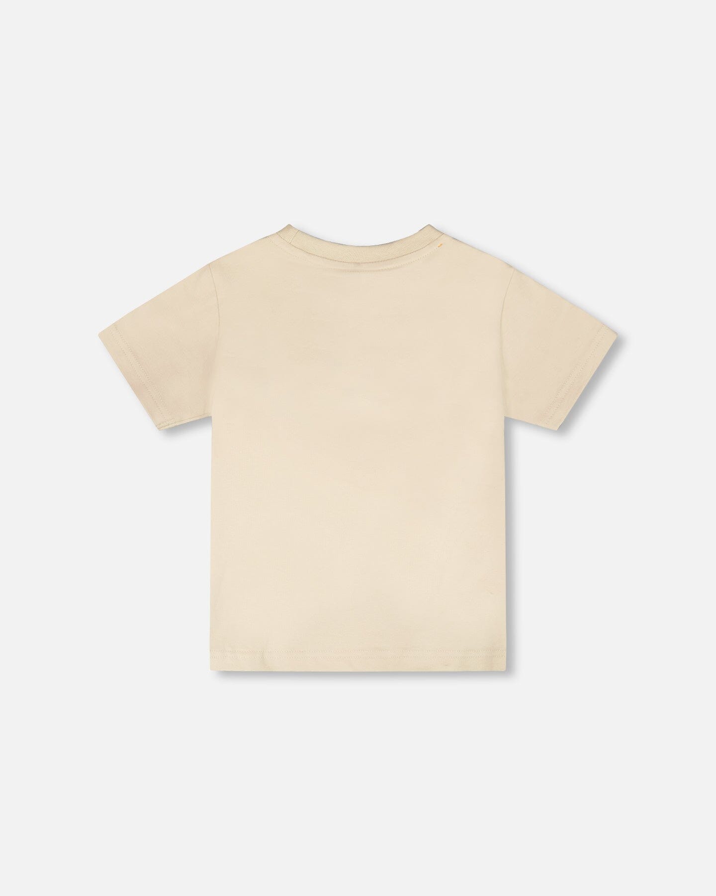 Organic Cotton Short Sleeve T-Shirt Off White - Image 3