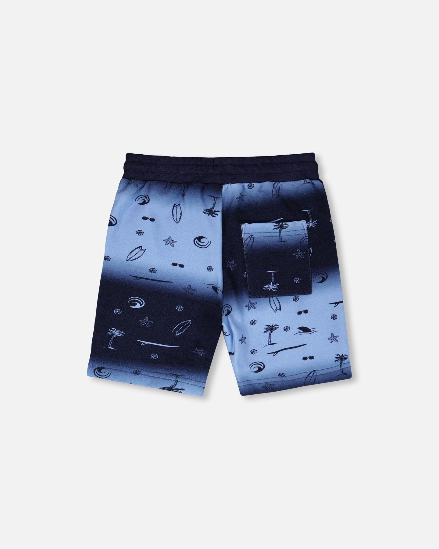 French Terry Shorts Blue Gradient - Image 3