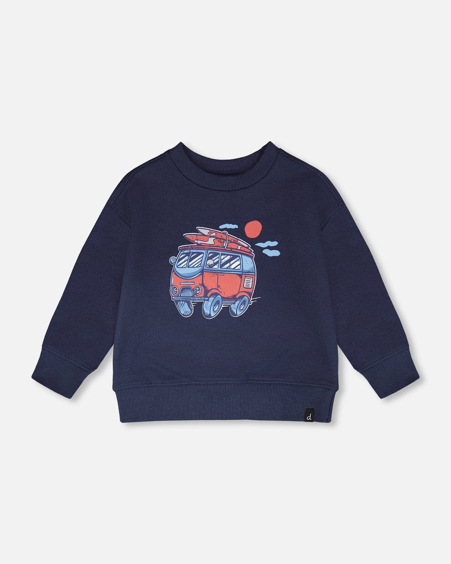 French Terry Sweatshirt Blue - Image 8