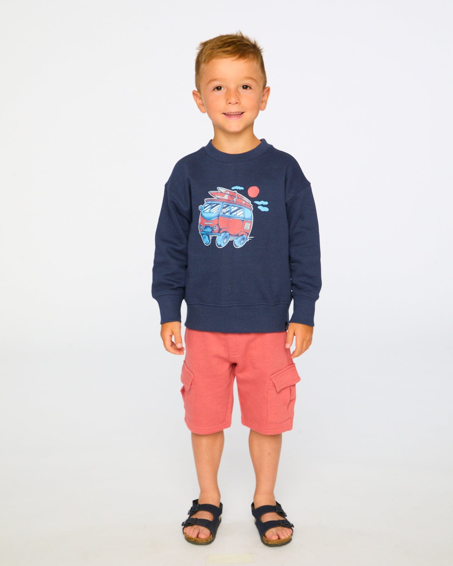 French Terry Sweatshirt Blue - Image 2