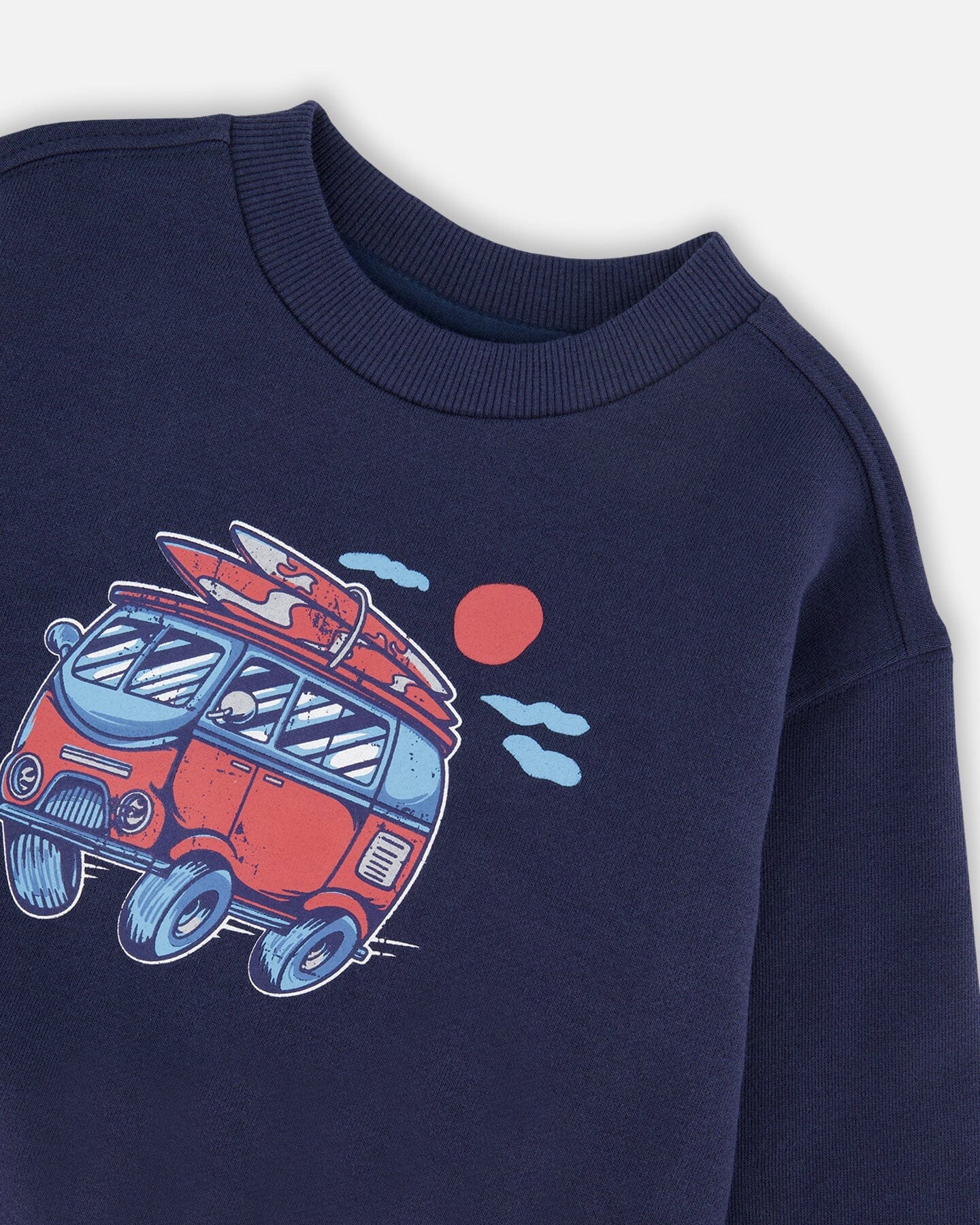 French Terry Sweatshirt Blue - Image 4