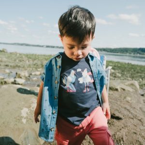 Alternative view of Organic Cotton Short Sleeve T-Shirt Blue