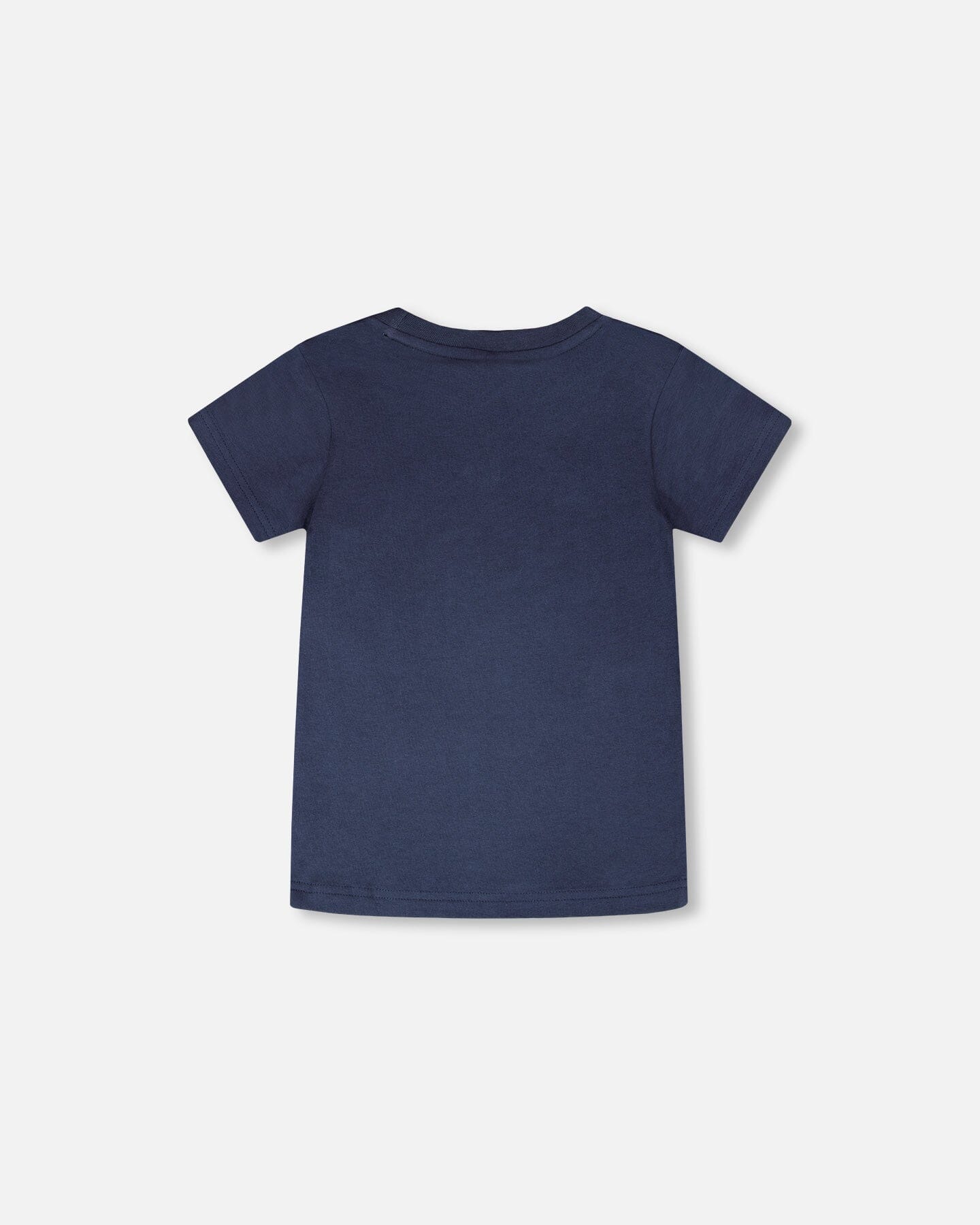 Organic Cotton Short Sleeve T-Shirt Blue - Image 5